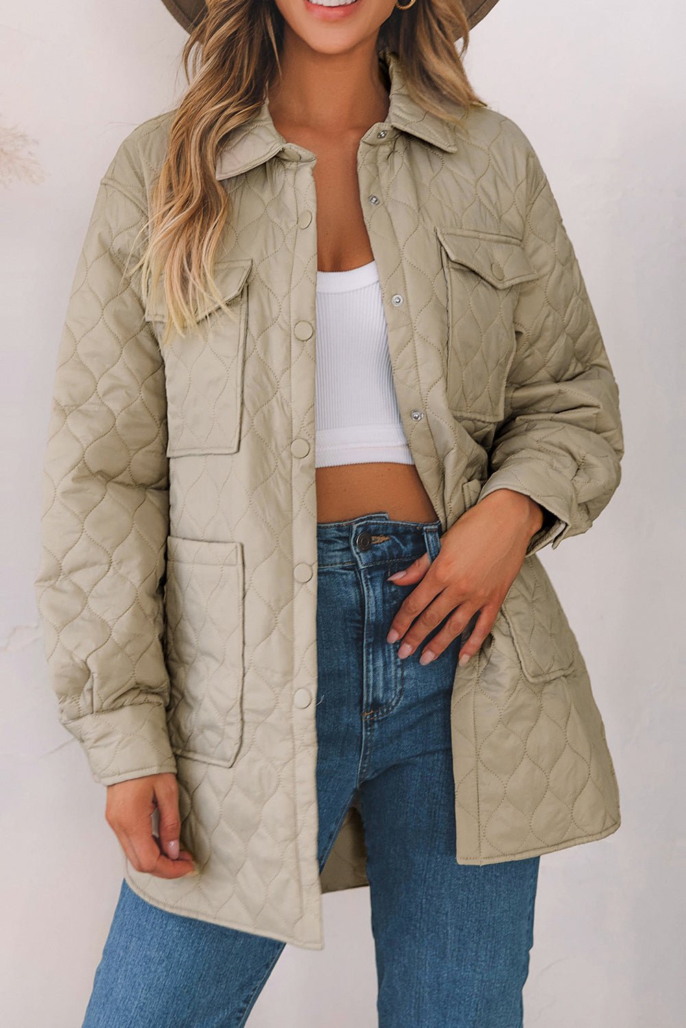 Drune | Button-Up Shacket - Leichte Wärme - Übergröße - Lässiger Stil