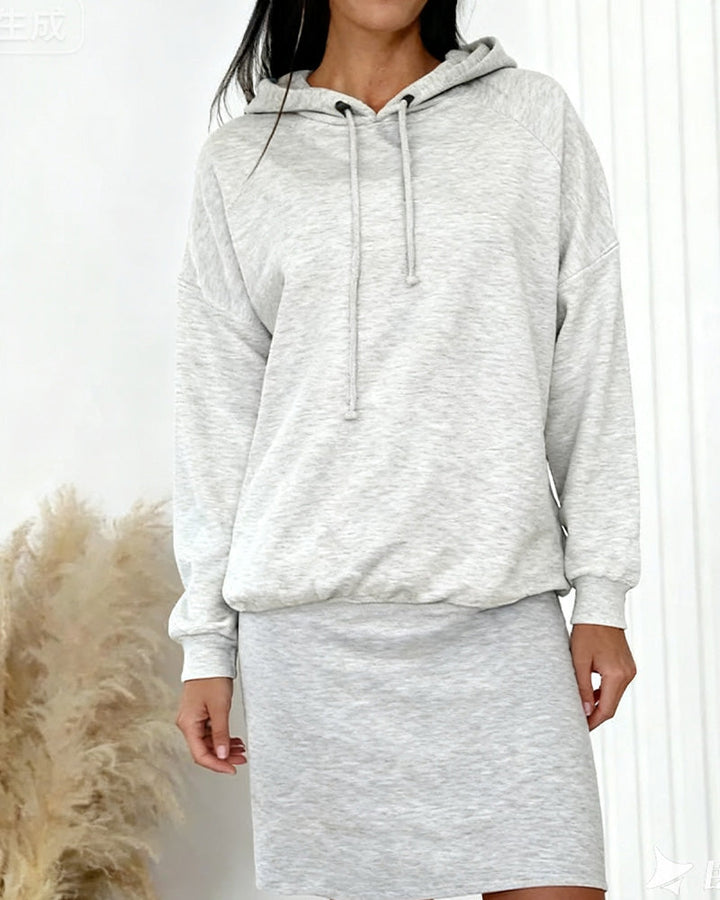 Drune | Kapuzen Sweatshirtkleid