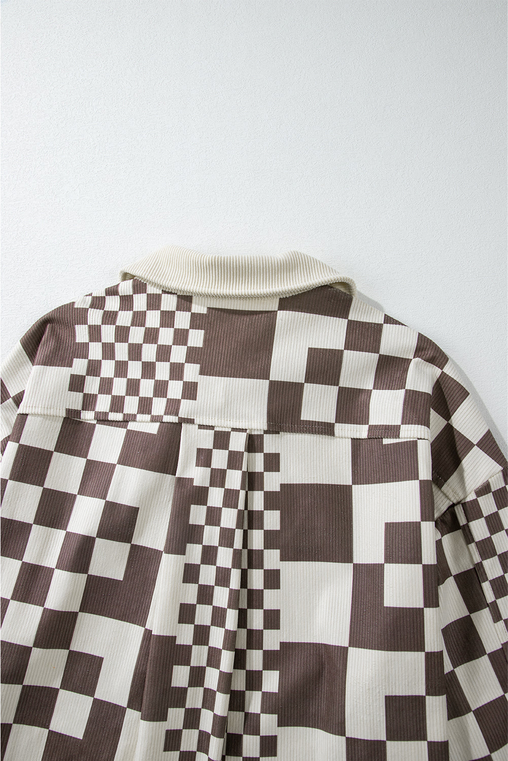 Drune | Skakternet Hemdjacke Baumwollmischung Modern und Stilvoll