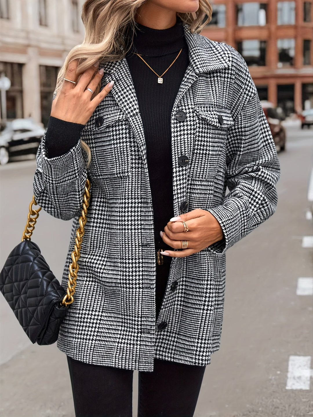 Drune | Klappentaschen Einreiher Jacke