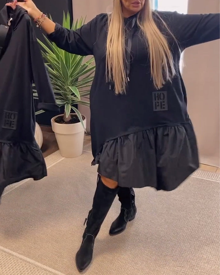 Drune | Kleid mit Langen Ärmeln und Kapuze