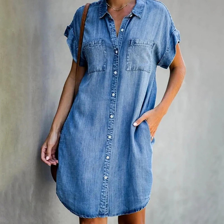 Drune | Elegantes Denim Kleid
