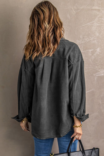 Drune | Casual Fleece Shirtjacke Weich und Warm Perfekt Für Den Alltag