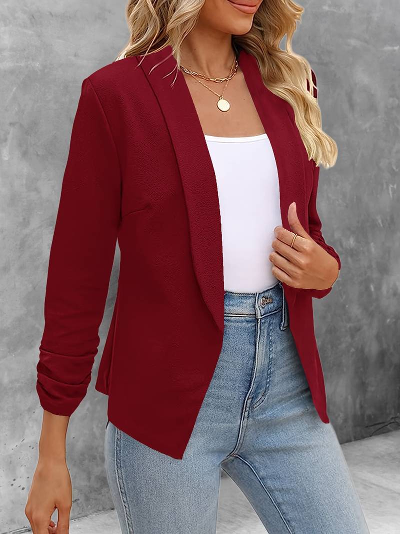 Drune | stilvoller blazer mit offener vorderseite
