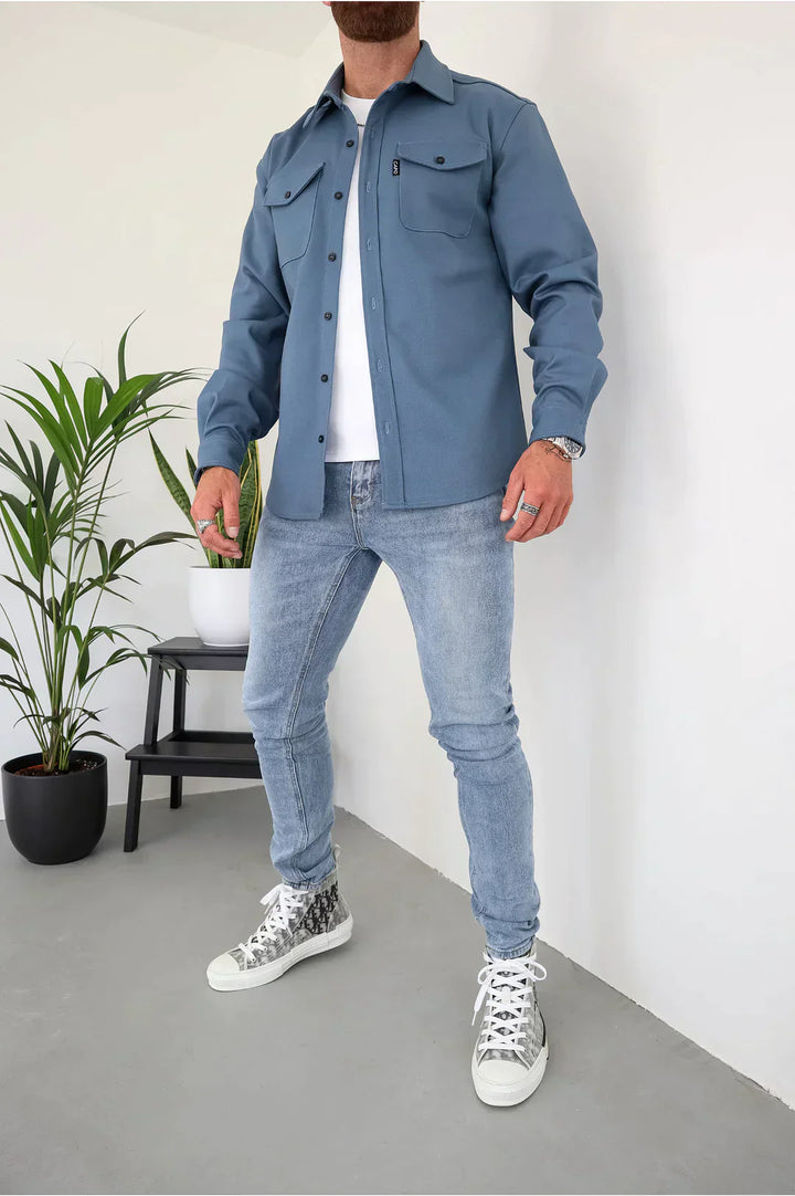 Drune | Premium-Jacke mit Knopfverschluss für Herren | Stylische und bequeme Jacke