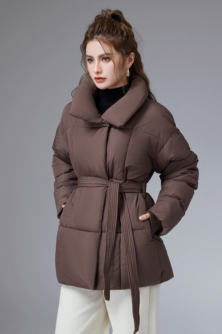 Drune | Lässige Gekürzte Baumwoll-Pufferjacke