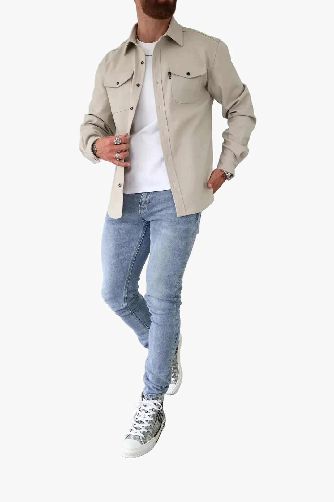 Drune | Overshirt Jacke - Modernes, Vielseitiges Hemdjacke für Alltag und Freizeit
