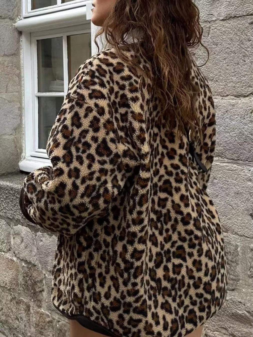 Drune | Leopardenmuster Lockeres Jacket