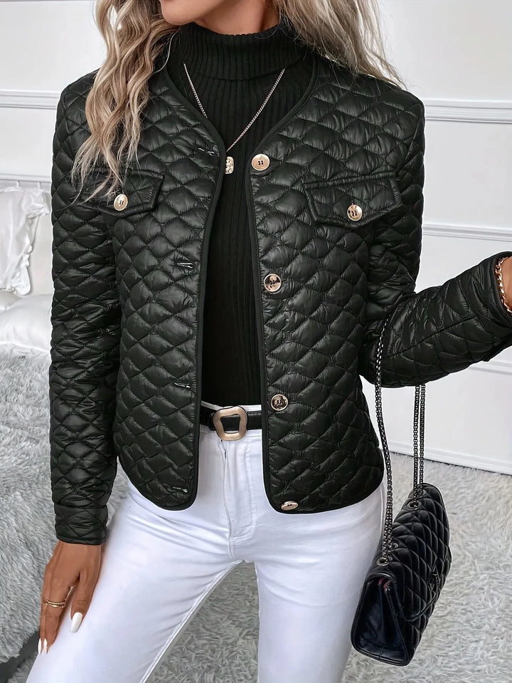 Drune | Warme schwarze Damenjacke