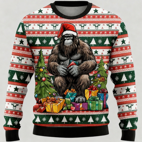 Drune | Lustiger Tierdruck - Hässliches Weihnachts-Icon-Mash-Up