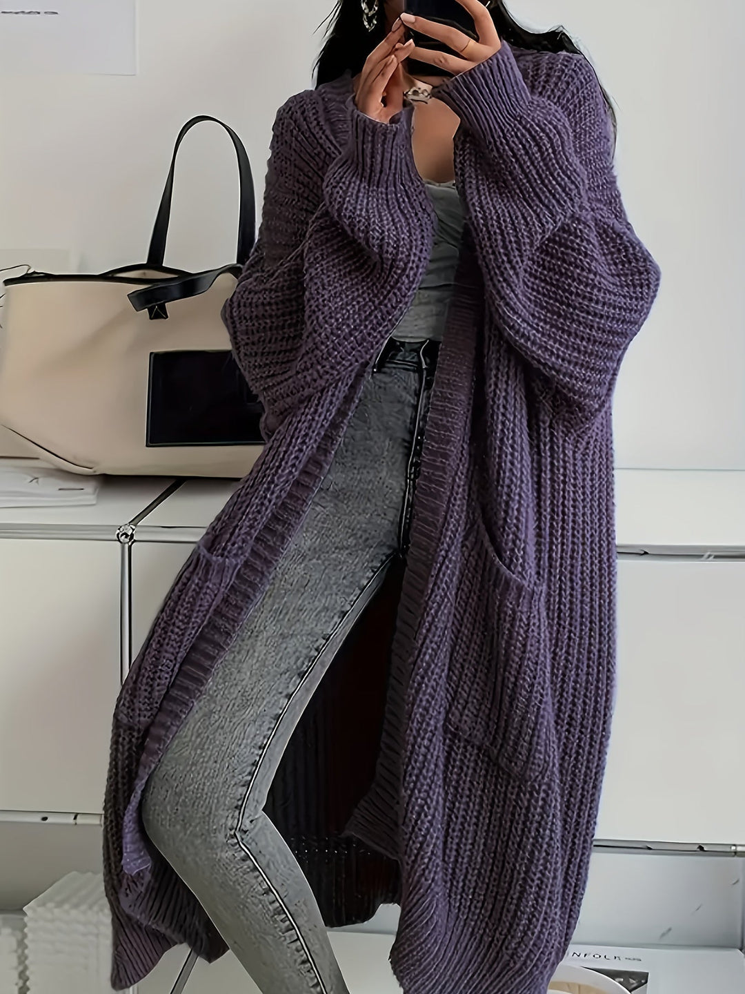 Drune | Strickjacke mit Gürtel für Damen