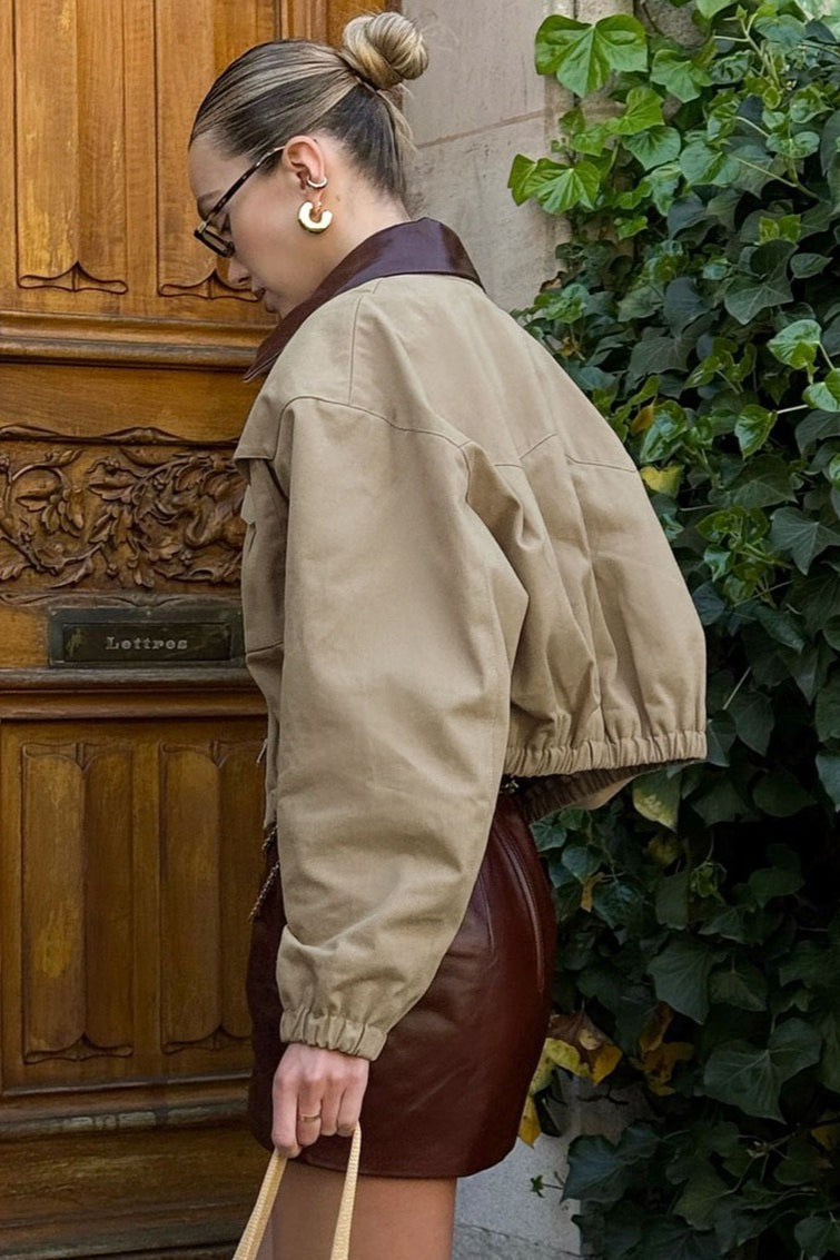 Drune | Farbe Lockeres Fit Jacke