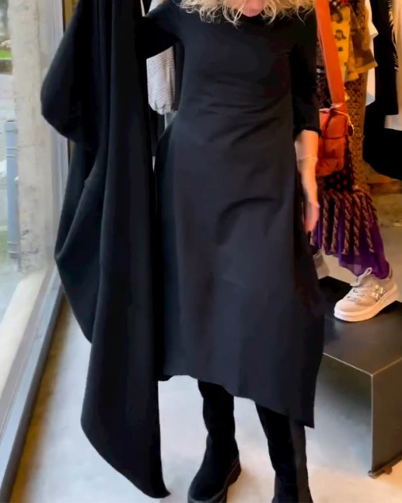 Drune | Einfarbiges Kleid