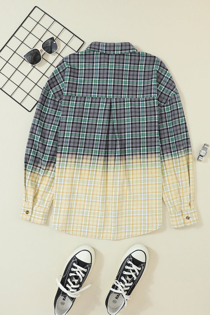Drune | Patchwork Cam Jacket in Checkered Cotton Blend Trendy und Unique