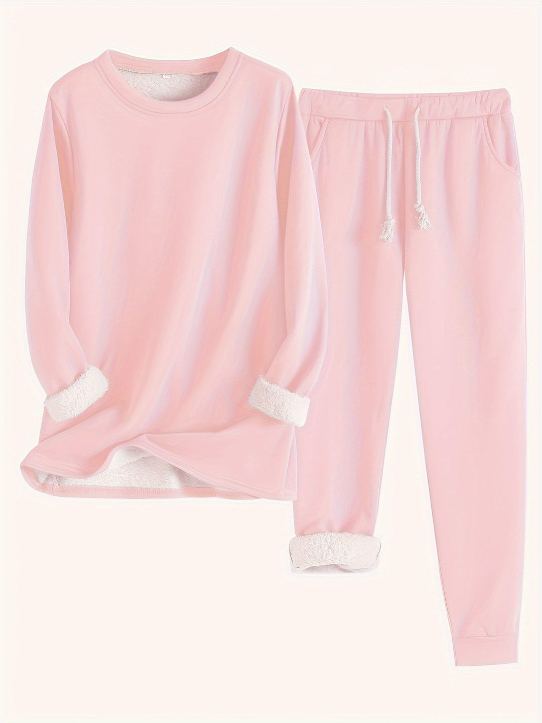 Drune | Stilvolle Winter Casual Thermische Sweatshirt- und Jogginghose-Set für Frauen