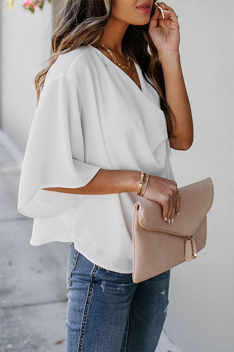 Drune | Lässige Sommerbluse Aus Chiffon