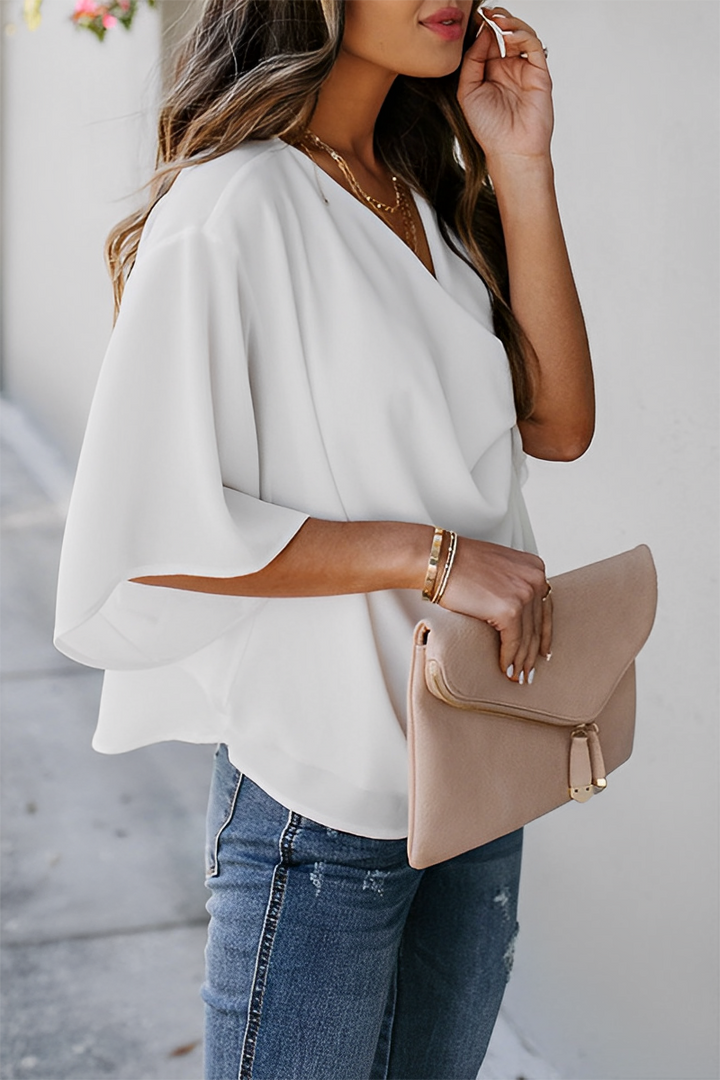 Drune | Lässige Sommerbluse Aus Chiffon