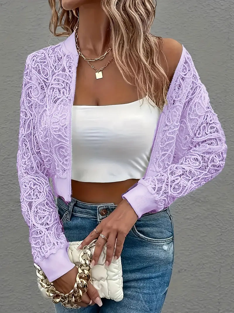 Drune | Crop Spitze Bomber