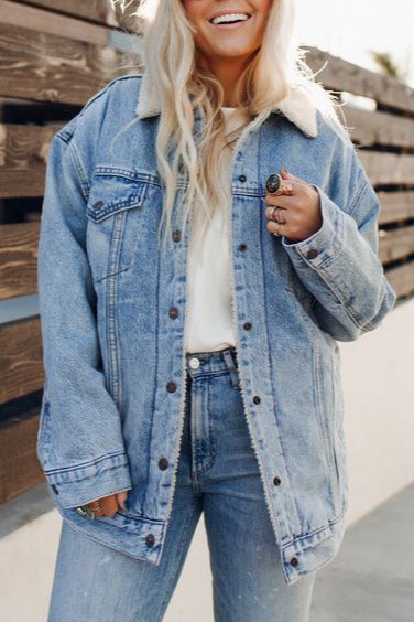 Drune | Gefütterte Jeans Bomberjacke