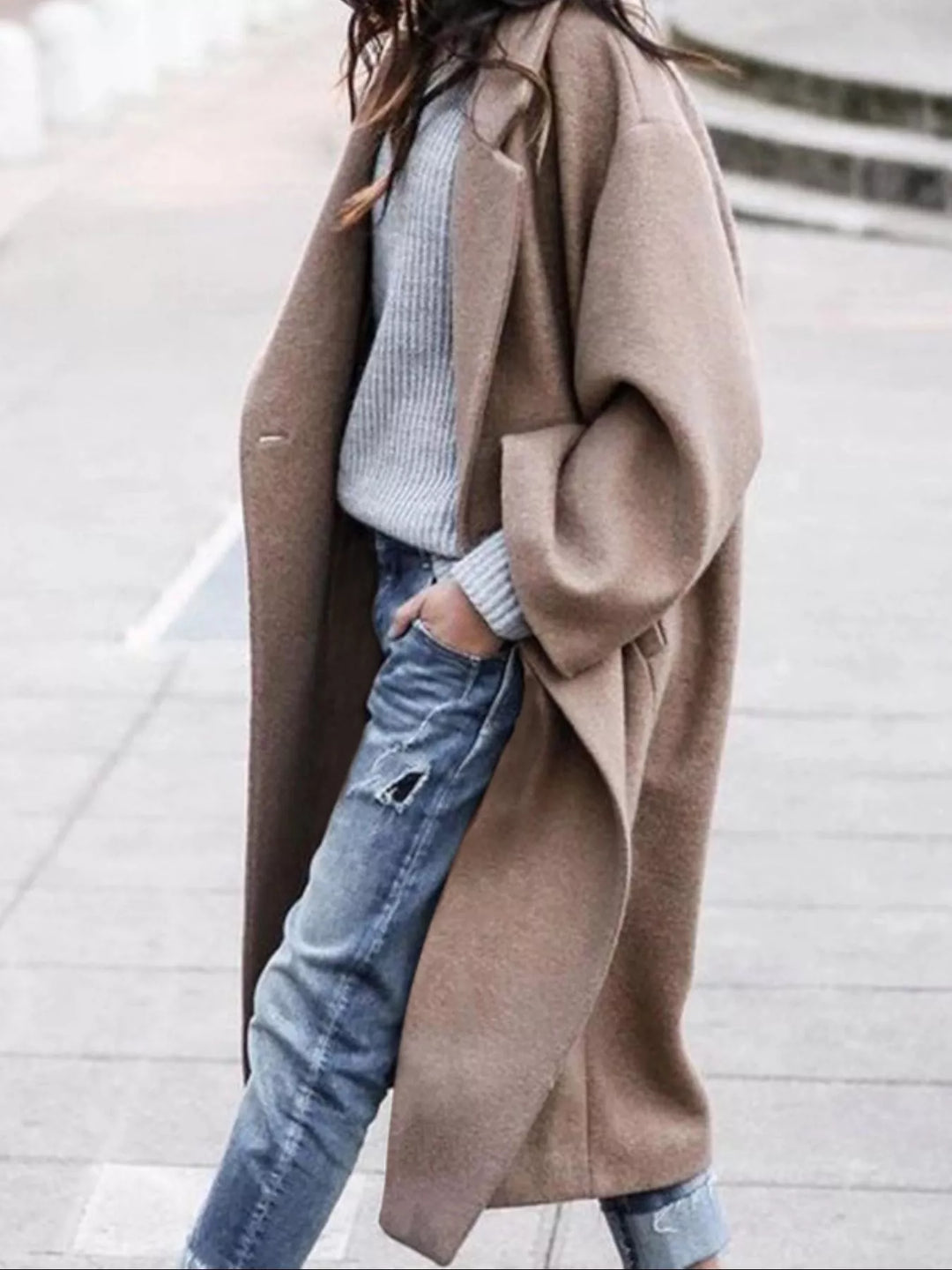 Drune | Damen Oversized Langer Wintermantel