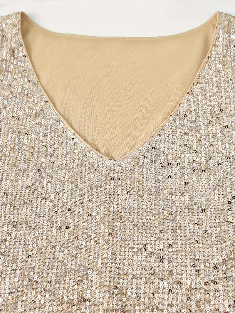 Drune | Elegantes Ärmelloses Top mit Pailletten