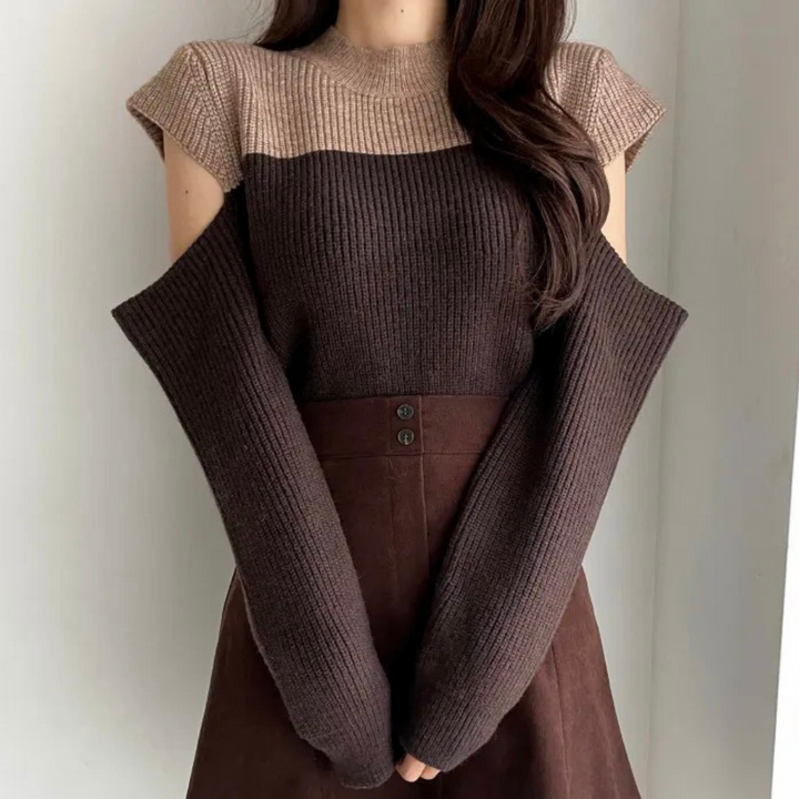 Drune | Strickpullover mit Ausschnitten an den Ärmeln