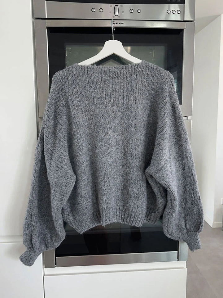 Drune | Strickcardigan mit Schleifen Weich und Warm Trendy Look