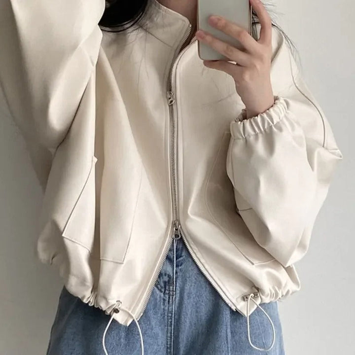 Drune | Personalisierte Hip-Hop Pu-Lederjacke