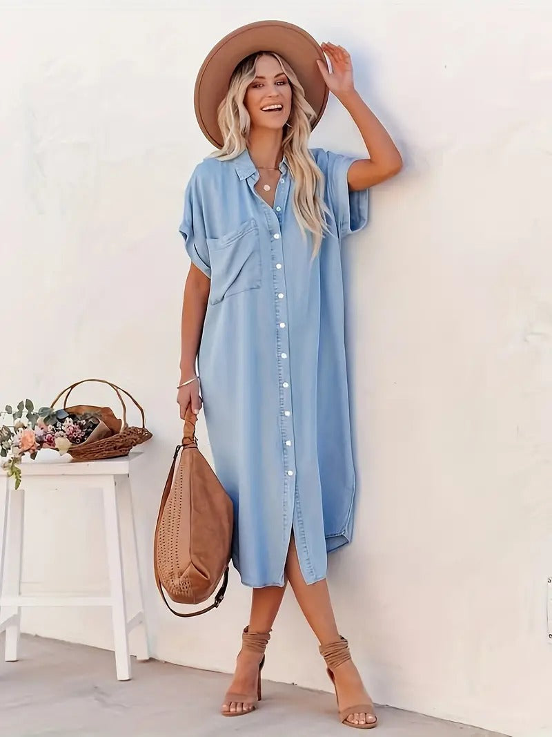 Drune | Weiches Jeanskleid für Damen