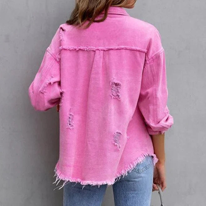 Drune | Trendy Jeansjacke -Atmungsaktiv und Stilvoll für Jeden Tag