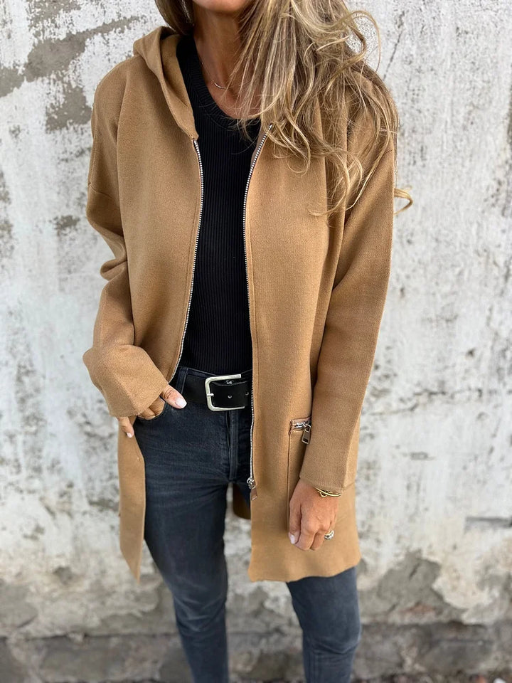 Drune | Rundhals-Reißverschluss Langarm Freizeitjacke