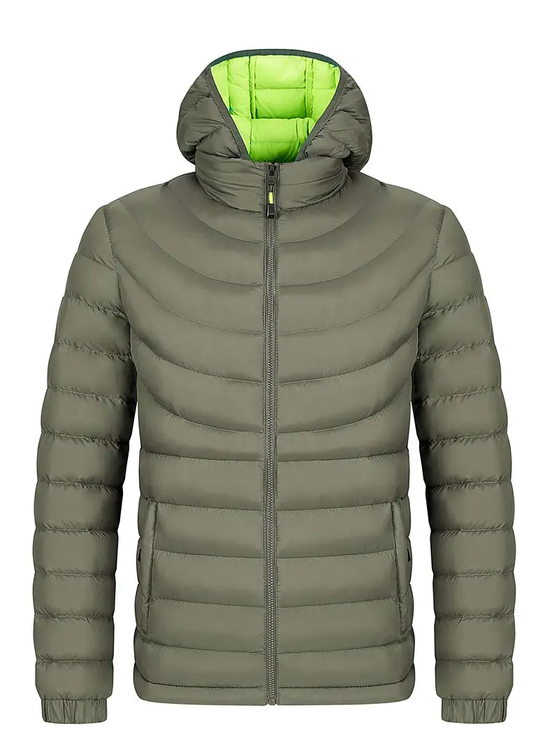 Drune | Herrenjacke mit Geradem Kragen Gefüttert für Herbst und Winter