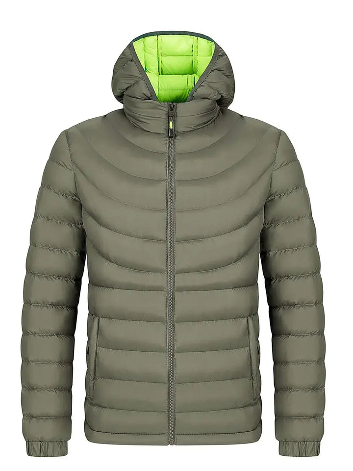 Drune | Herrenjacke mit Geradem Kragen Gefüttert für Herbst und Winter