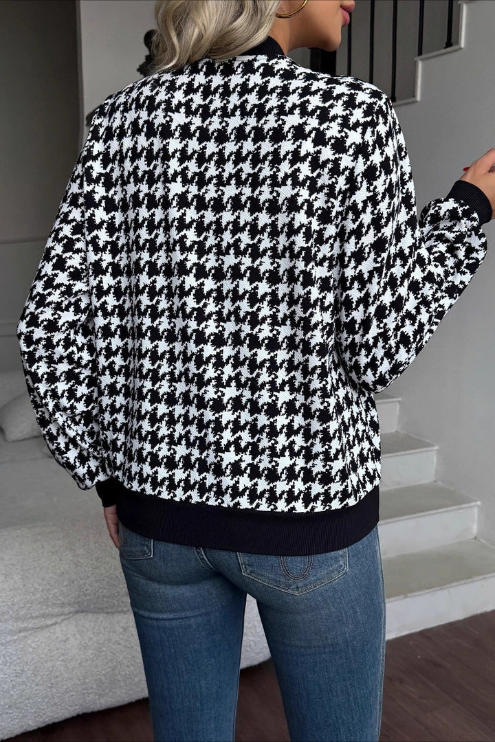 Drune | Ärmel Hahnentritt Fitted Jacke