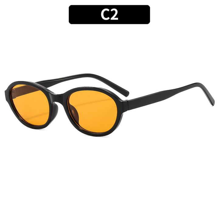 Drune | Ovale Sonnenbrille mit kleinem Rahmen