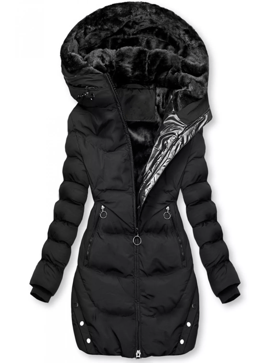 Drune | Pufferjacke mit Kunstfellkapuze - Isoliert und Stylisch - Winter-Essential