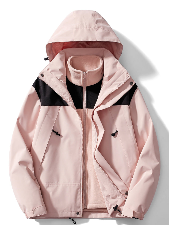 Drune | 3-In-1 Fleece-Winterjacke Mit Kapuze Für Damen