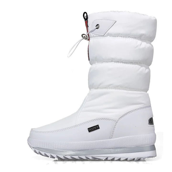 Drune | Damen Wasserdichte Mid-Calf Plüsch Stiefel