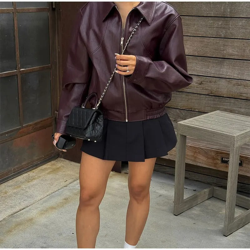 Drune | Klassiker Burgundy Jacket