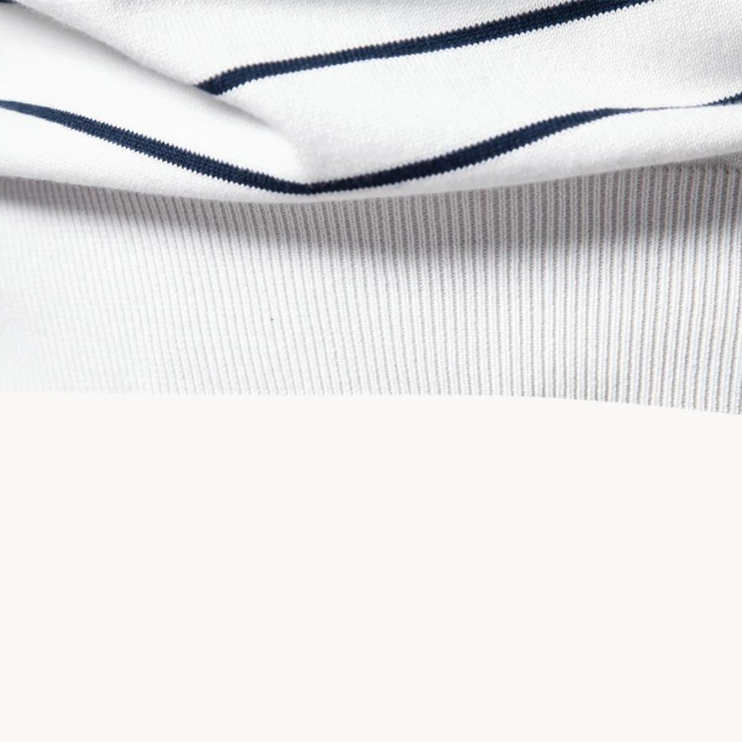 Drune | Baumwollpullover mit Streifenmuster