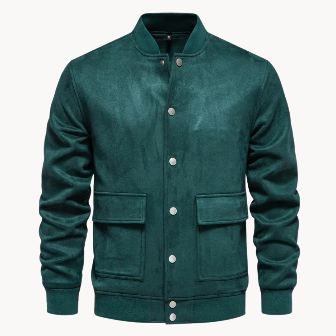 Drune | Bomberjacke aus Wildleder für Herren