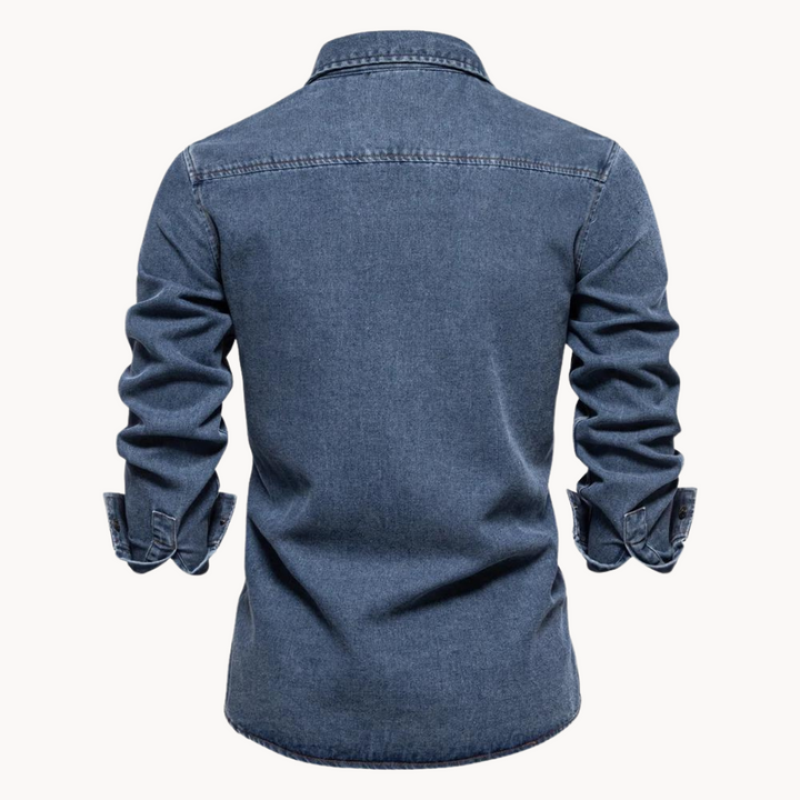 Drune | Jeanshemd mit lockerer Passform