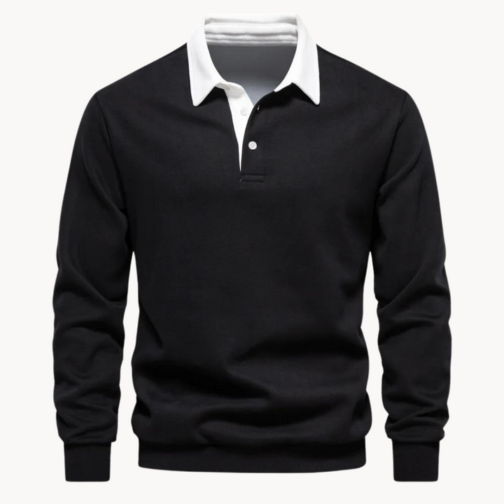 Drune | Lässiges Polo-Sweatshirt