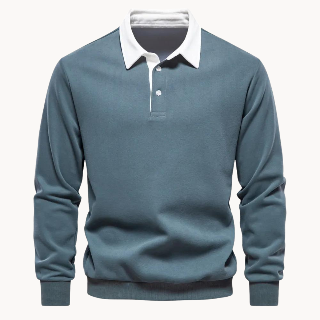 Drune | Lässiges Polo-Sweatshirt