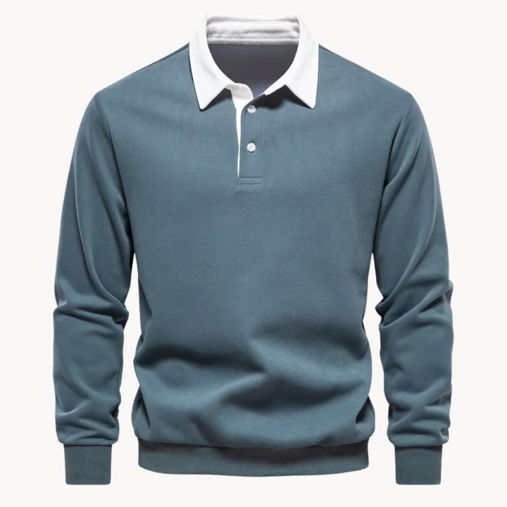 Drune | Lässiges Polo-Sweatshirt