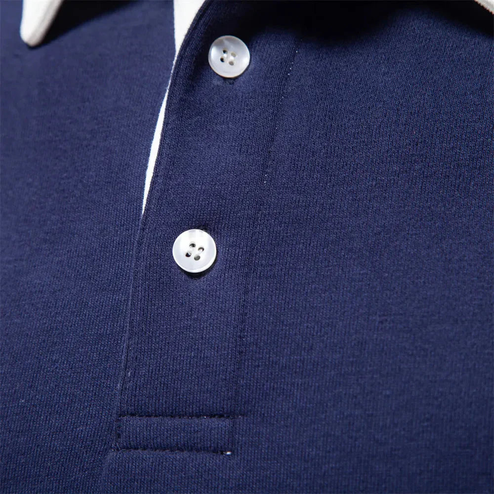 Drune | Lässiges Polo-Sweatshirt
