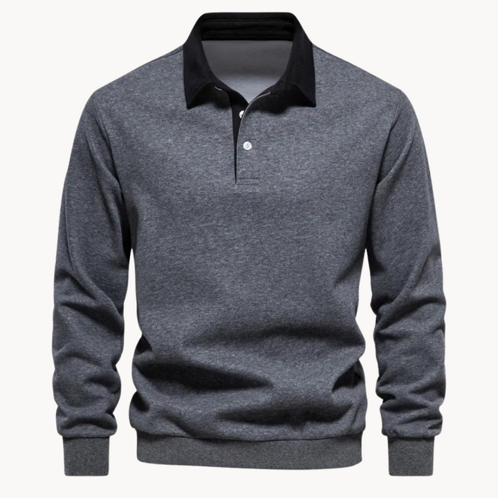 Drune | Lässiges Polo-Sweatshirt