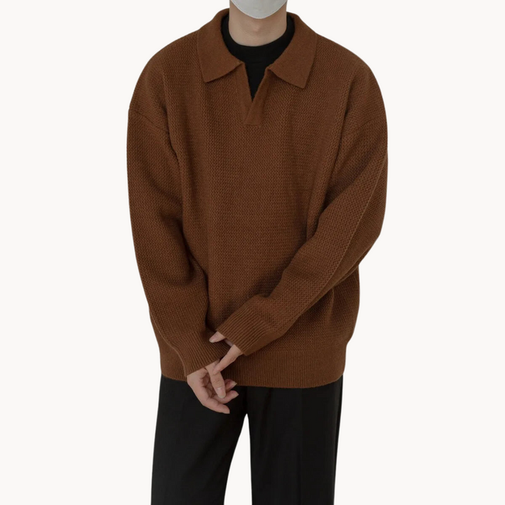 Drune | Eleganter Polopullover