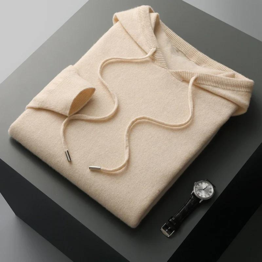 Drune | Merino Strick Kapuzenpullover