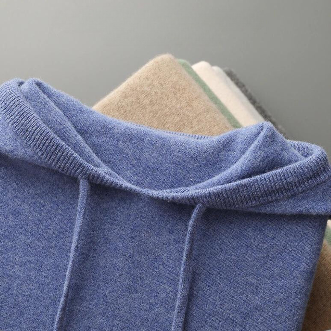 Drune | Merino Strick Kapuzenpullover